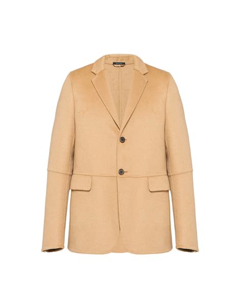 Camel Brown Double Cashgora Jacket 